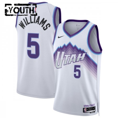 Dres Utah Jazz Cody Williams Nike 2025-26 Association Edition Bijela Swingman - Dječji